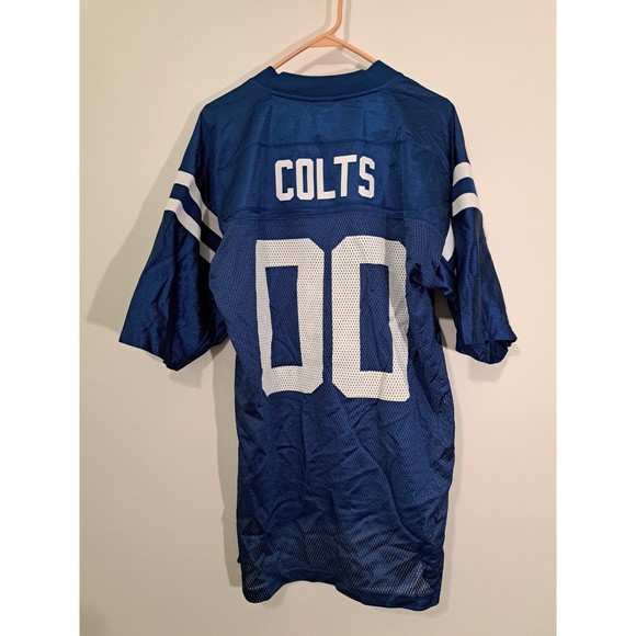 NFL Other - Vtg Reebok Indianapolis Colts NFL Team Jersey #00 Size Large